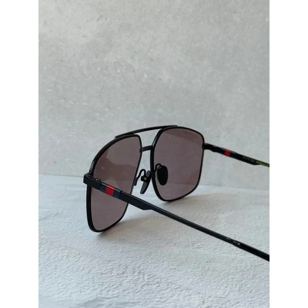 NEW Gucci GG1676S Logo Mirror Unisex Aviator Sunglasses